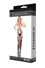 Coquette Let's Mesh Harness Leggings Black