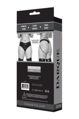 Coquette Queen Power Play Harness Thong Black