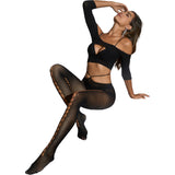 Black Pearl Crop Top Pothole Legging Set Black