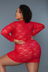 Be Wicked Queen Lynn Chemise Red