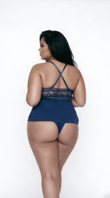 BeWicked Queen Piper Cami Set Deep Royal