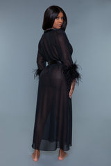 BeWicked Sahar Robe Black