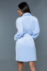 BeWicked Kaylee Plush Robe Light Blue