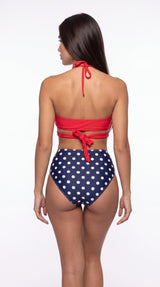 Be Wicked Francesca Swimsuit Red/Blue