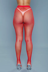 Be Wicked Queen Up All Night Pantyhose Red