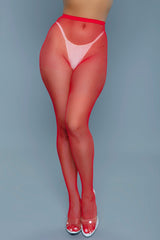 Be Wicked Queen Up All Night Pantyhose Red