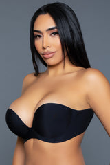 BeWicked Barely Even There Bra Black
