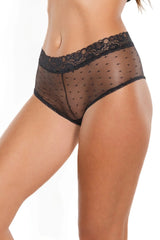 Coquette First Date Panty Black