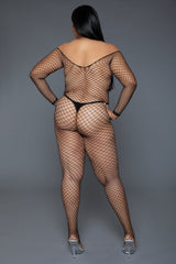 BeWicked Queen Catch Me Bodystocking Black