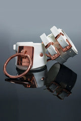 Coquette Pleasure Collection Adjustable Accessory White/Rose Gold-Rebel Romance