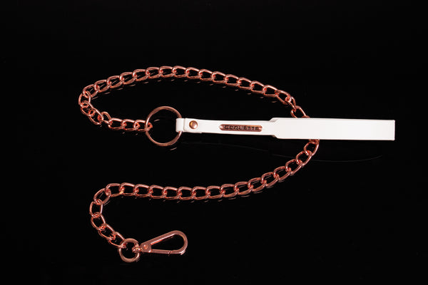 Coquette Pleasure Collection Accessory - White/Rose Gold