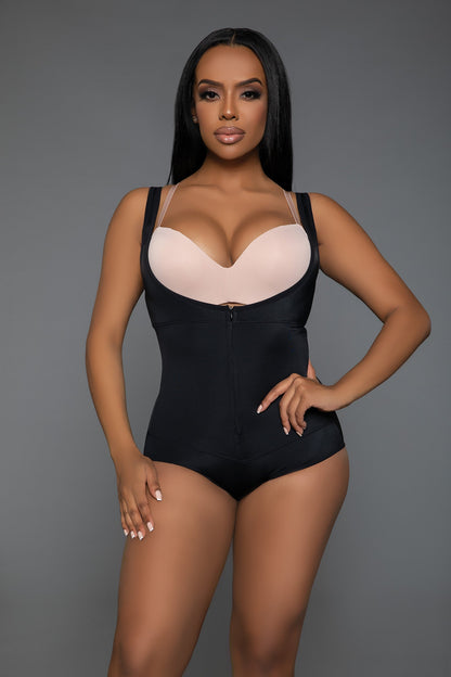 BeWicked Shapewear Keep It Tight Bodysuit Shaper Black