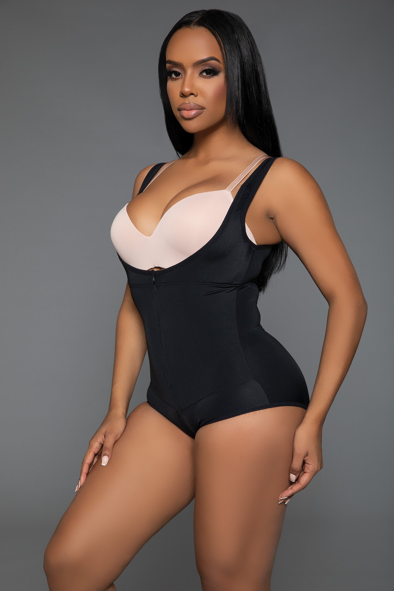 BeWicked Shapewear Keep It Tight Bodysuit Shaper Black