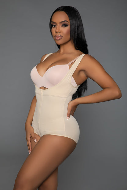 BeWicked Shapewear Keep It Tight Bodysuit Shaper Beige