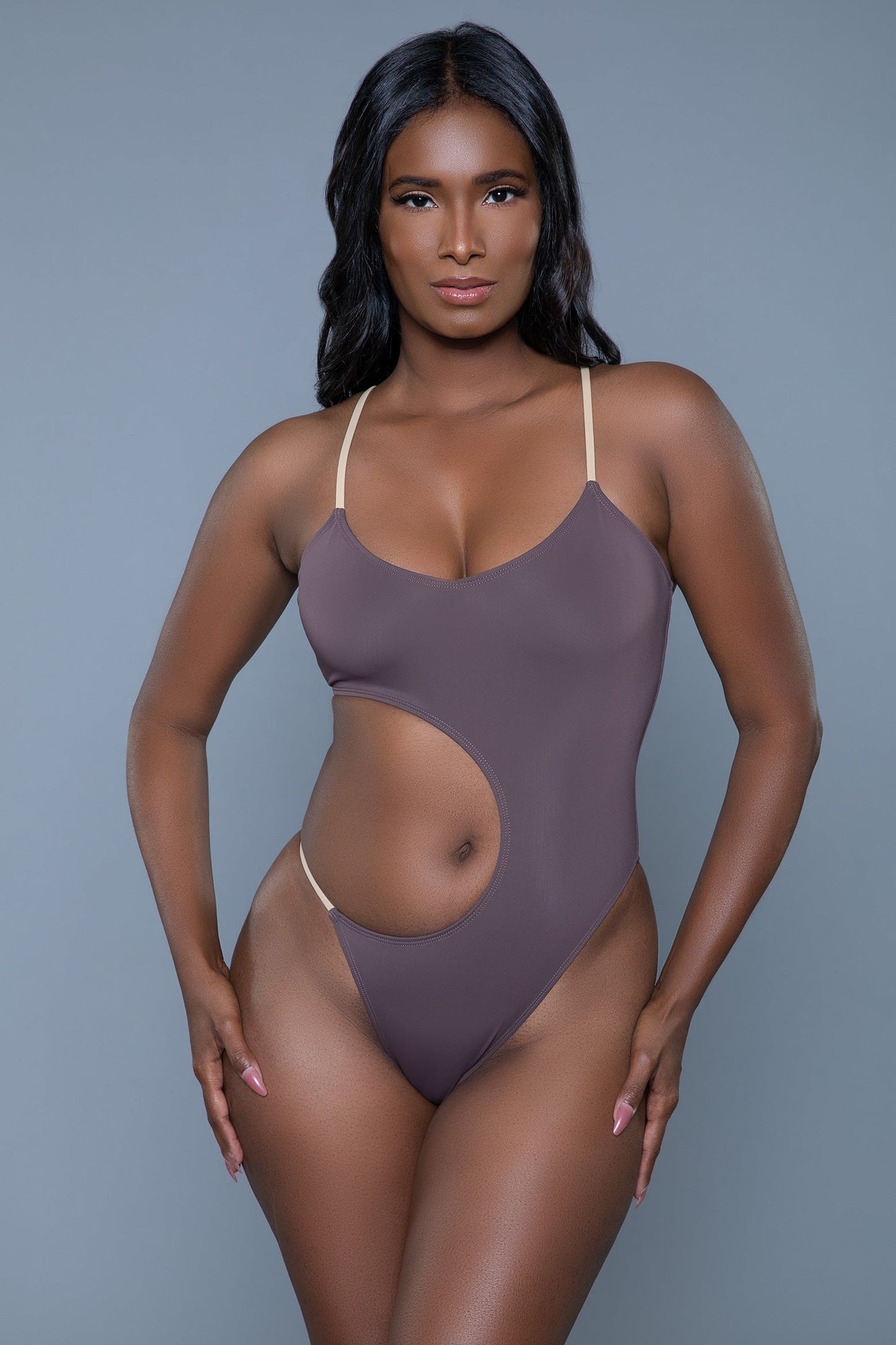 BeWicked Swimwear Amelia Swimsuit One Piece Brown