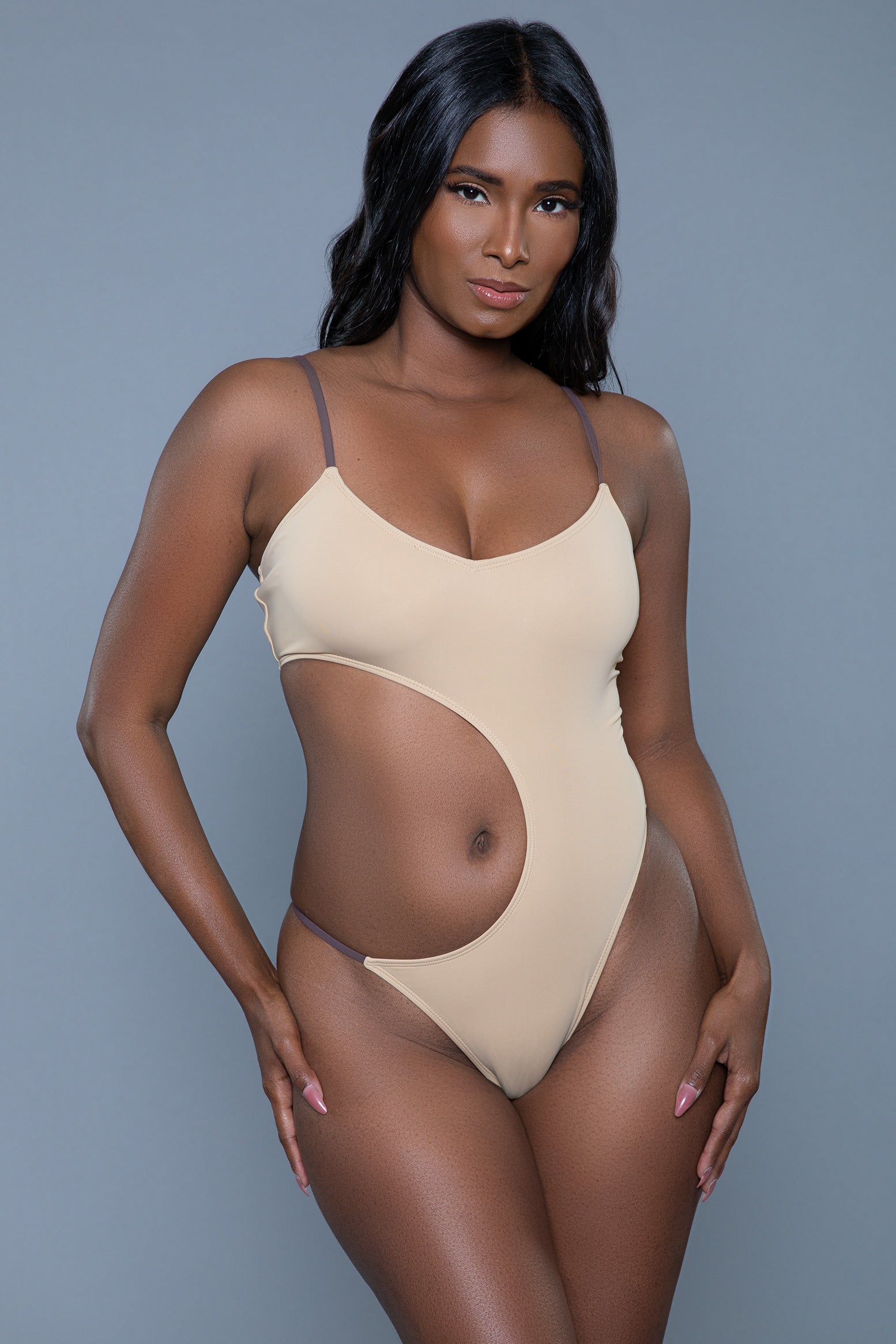 BeWicked Swimwear Amelia Swimsuit One Piece Beige