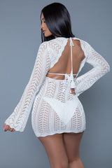 BeWicked Kinsley Crochet Mini Dress White