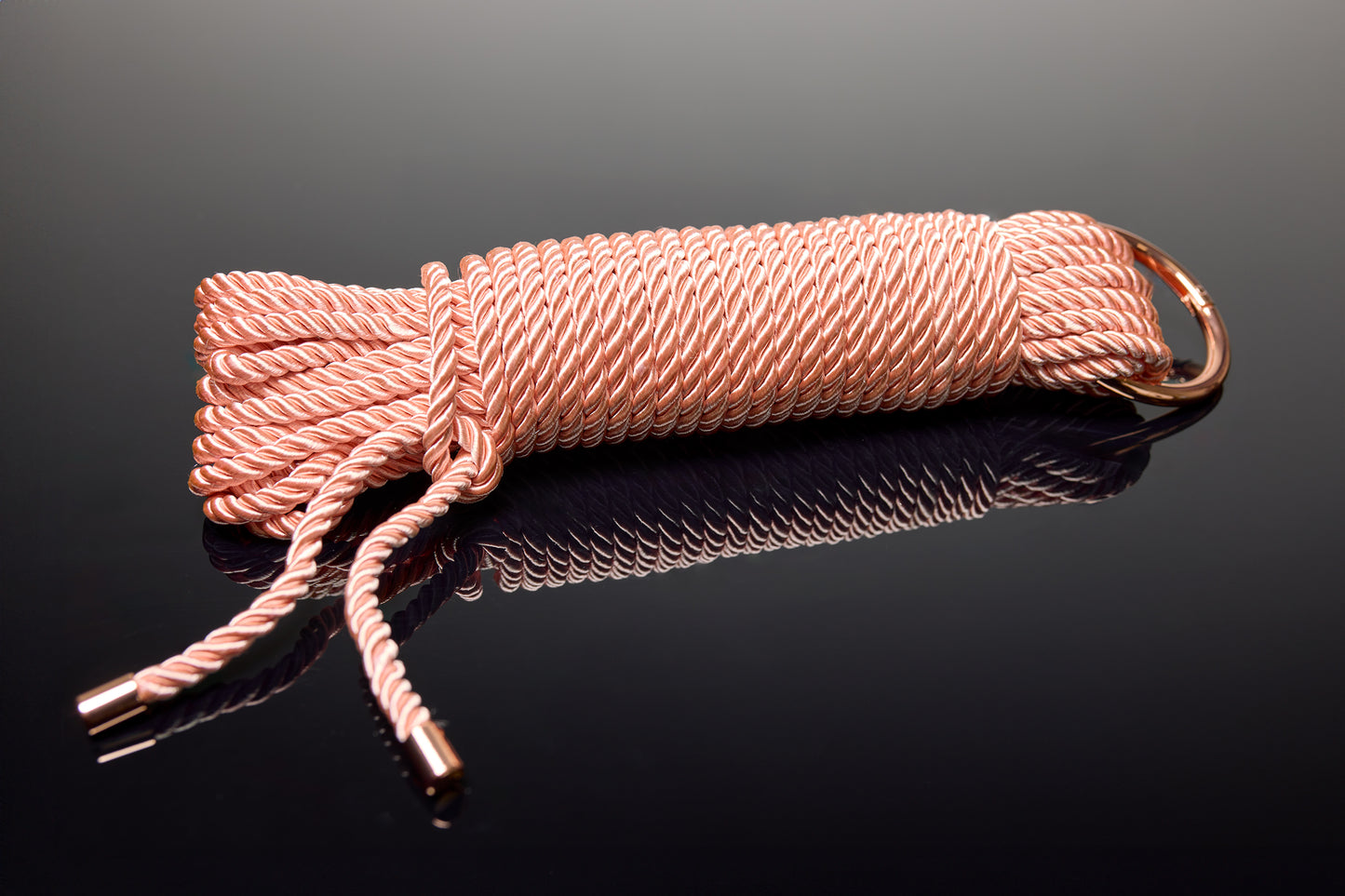 Coquette Pleasure Collection Silky Smooth Rope - Rose Gold