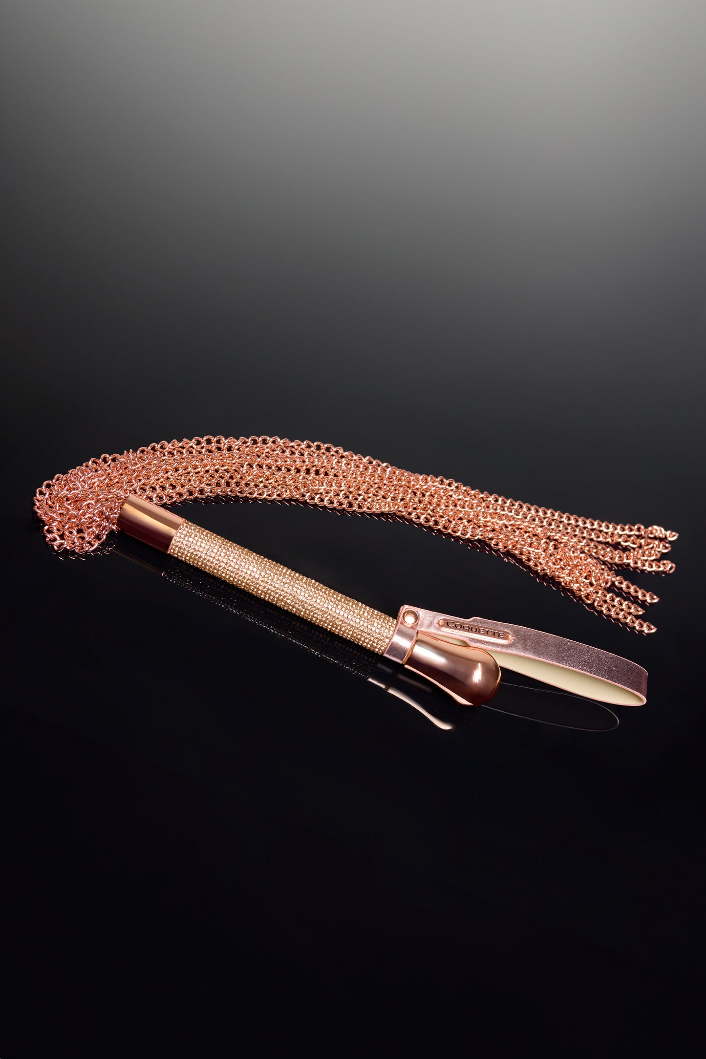 Coquette Pleasure Collection Chain Whip Accessory - Rose Gold