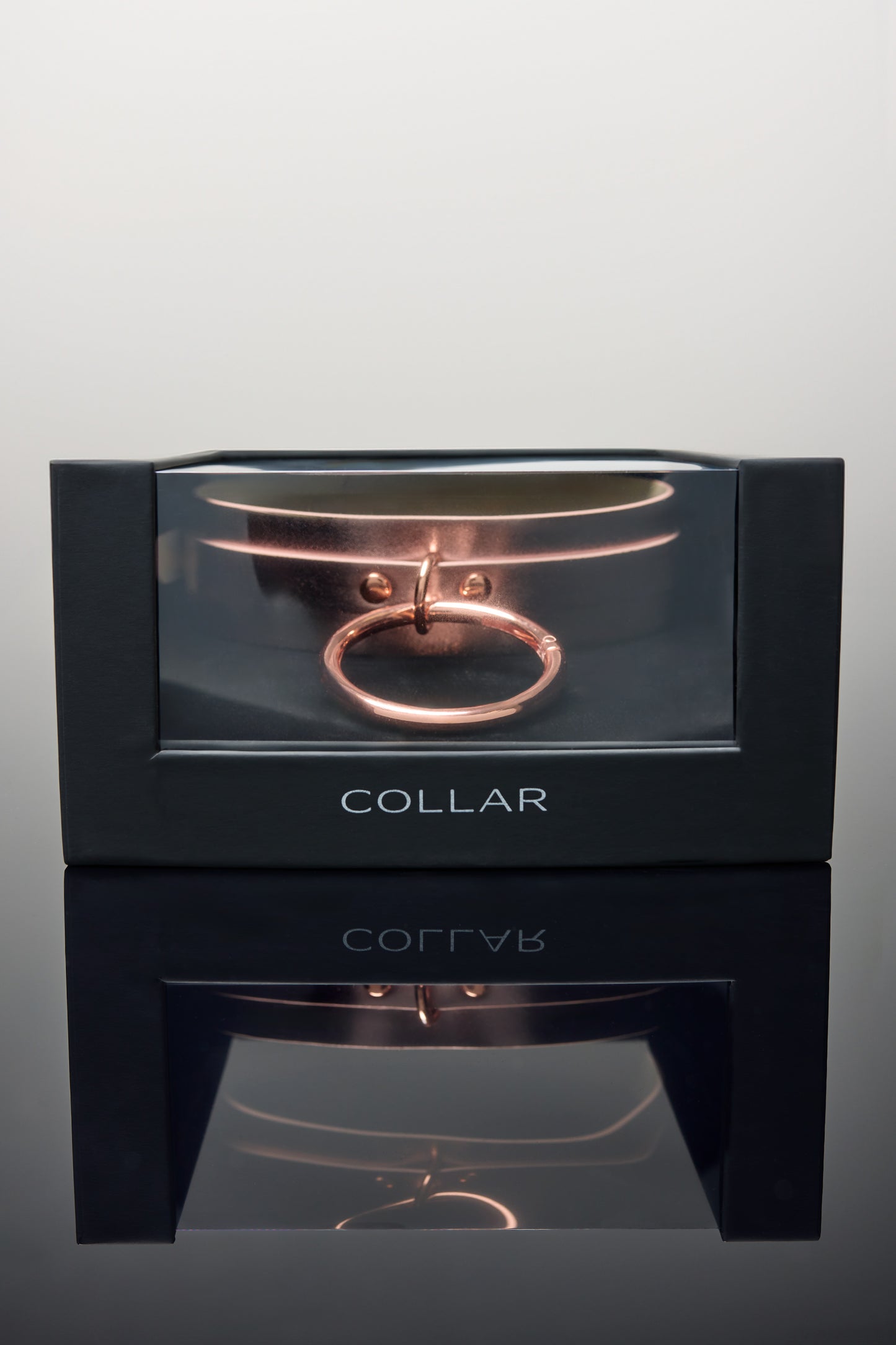 Coquette Pleasure Collection Adjustable Collar - Rose Gold