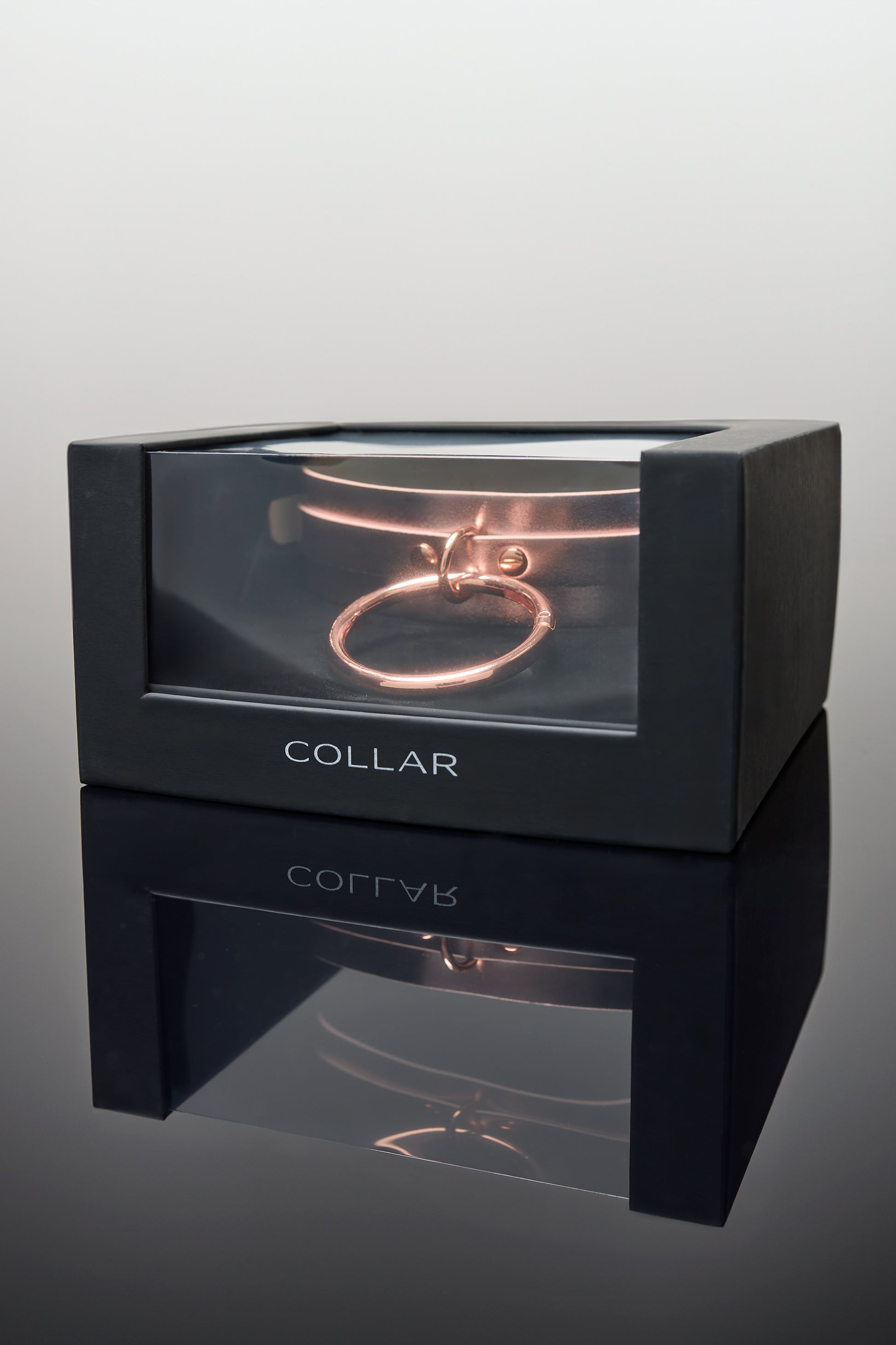 Coquette Pleasure Collection Adjustable Collar - Rose Gold