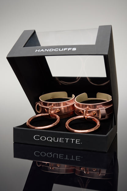 Coquette Pleasure Collection Wrist Cuffs - Rose Gold