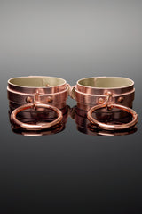 Coquette Pleasure Collection Ankle Cuffs - Rose Gold-Rebel Romance