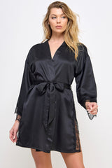 BeWicked Satin & Lace Gillian Robe