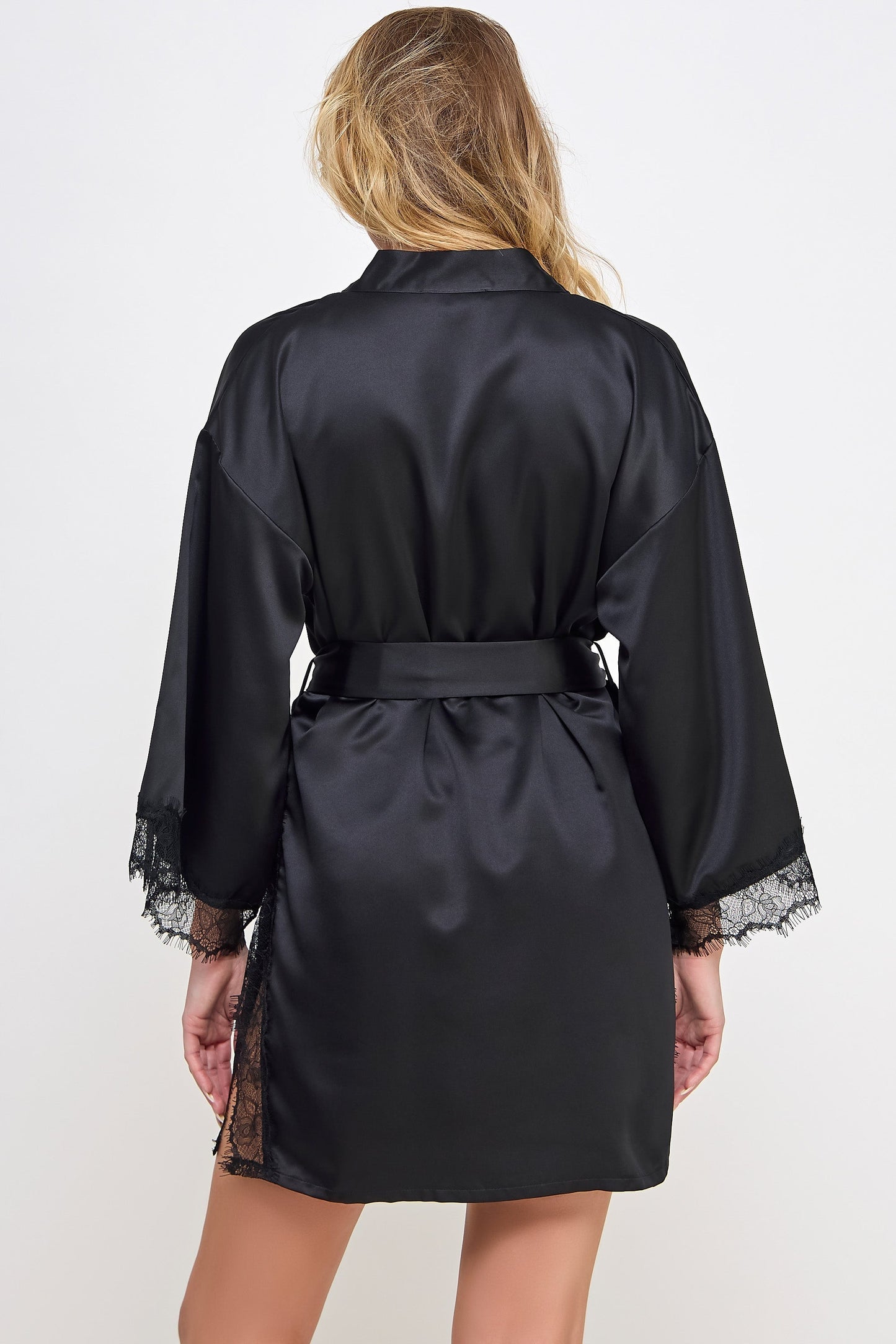 BeWicked Satin & Lace Isadora Robe