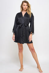 BeWicked Satin & Lace Gillian Robe