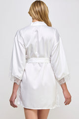 BeWicked Satin & Lace Gillian Robe