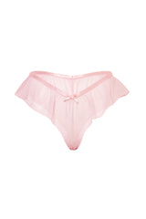 Oh la la Cheri Maylah Mesh Flared Boyshort Panty Pink Tulle
