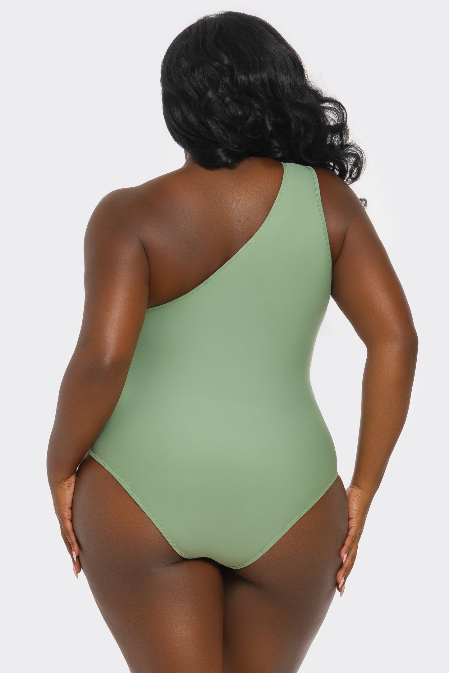 BeWicked Jaqueline One Piece Swimsuit Tummy Control Green