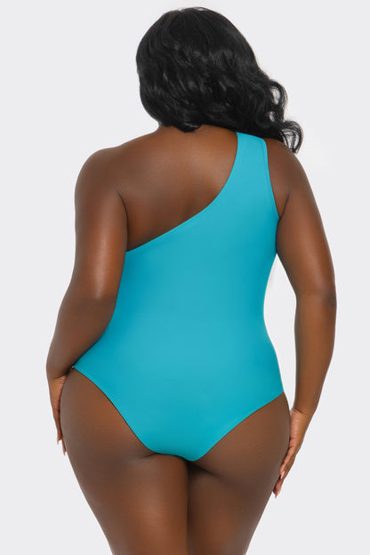 BeWicked Jaqueline One Piece Swimsuit Tummy Control Teal