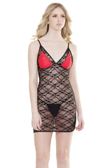 Coquette Nightingale Chemise Black