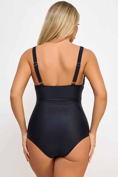 BeWicked Swimwear Jacky Effortless Elegance Swimsuit Tummy Control Black