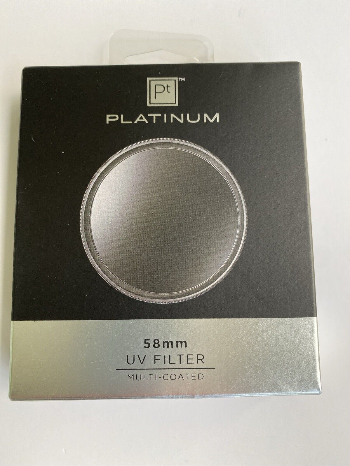 Platinum 58mm Circular Polarizer Lens UV Filter Brand New in Box