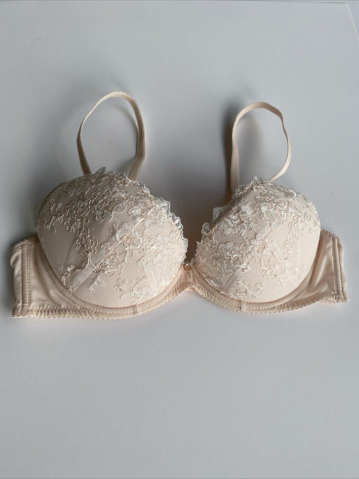 Gorteks Pretty Blush Pink Push Up Bra Made In Europe