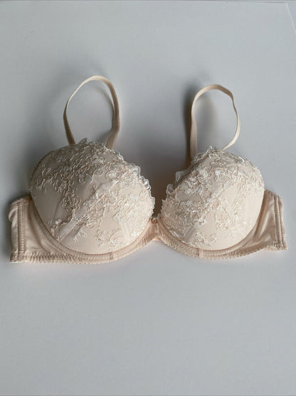 Gorteks Pretty Blush Pink Push Up Bra Made In Europe