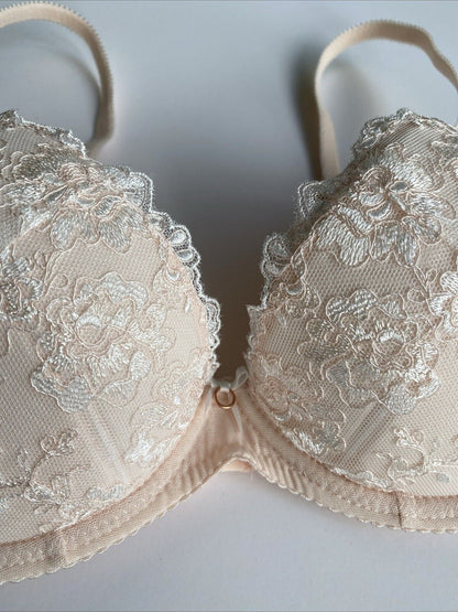 Gorteks Pretty Blush Pink Push Up Bra Made In Europe