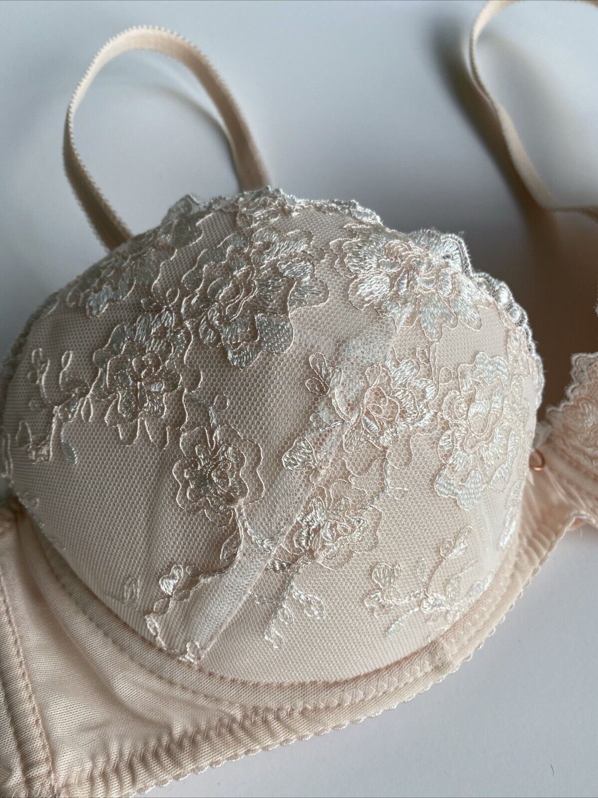 Gorteks Pretty Blush Pink Push Up Bra Made In Europe