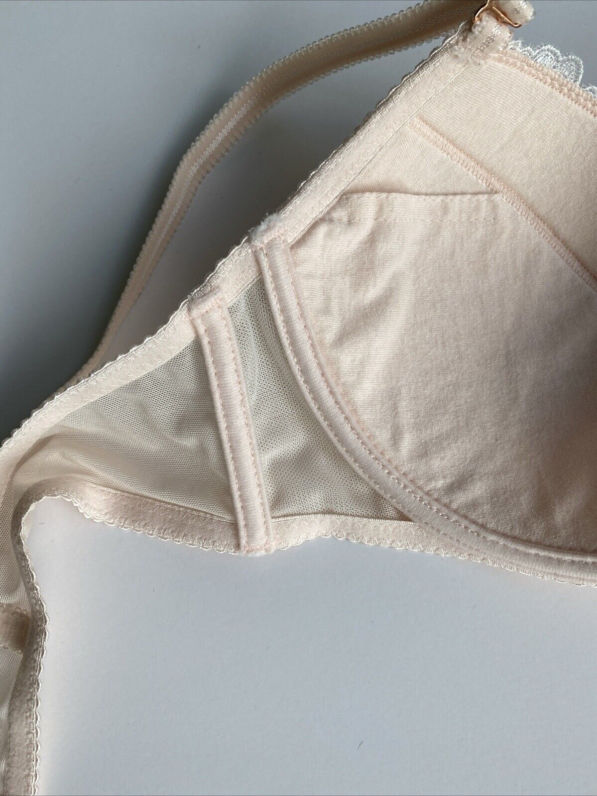 Gorteks Pretty Blush Pink Push Up Bra Made In Europe