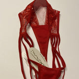 Axami 10078 Red G-String Thong Size Small