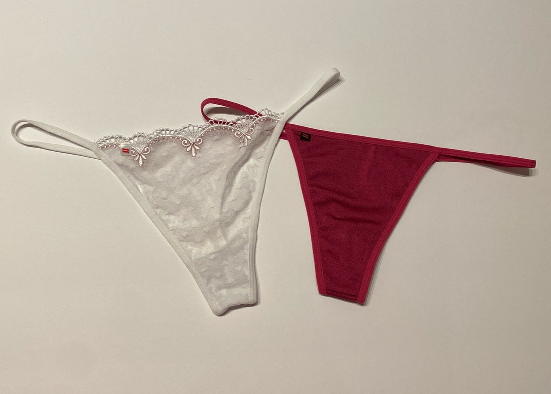Obsessive Lingerie Thong Panties Size Large Set Of 2