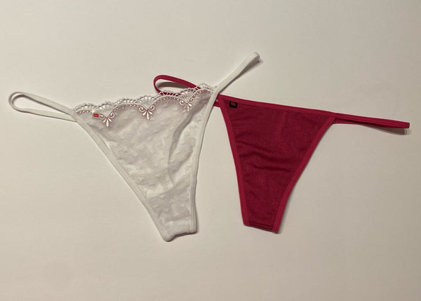 Obsessive Lingerie Thong Panties Size Large Set Of 2
