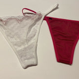 Obsessive Lingerie Thong Panties Size Large Set Of 2