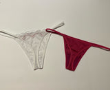 Obsessive Lingerie Thong Panties Size Large Set Of 2