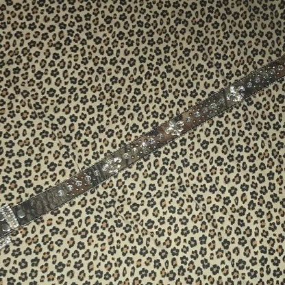 Camouflage Rhinestone Blingy Studded Belt Buckle - Medium