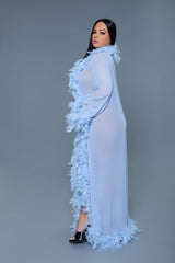 BeWicked Glamour Robe Periwinkle