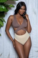 BeWicked Mia Swimsuit Brown/Tan